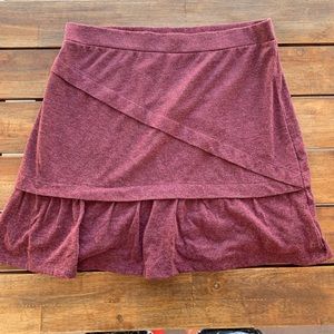 Prana maroon skirt